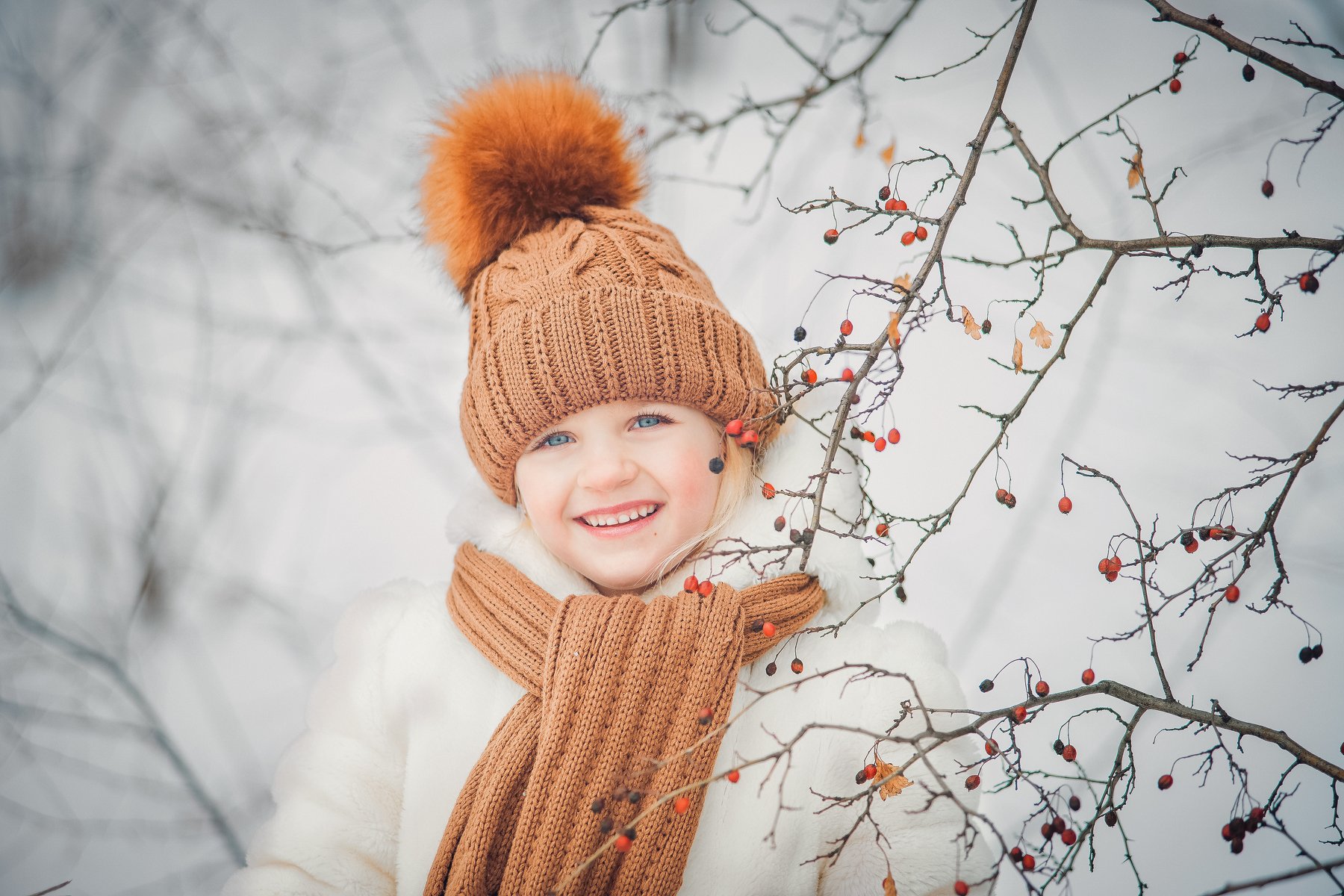 Девочка ребенок портрет зима , Ольга Алехина