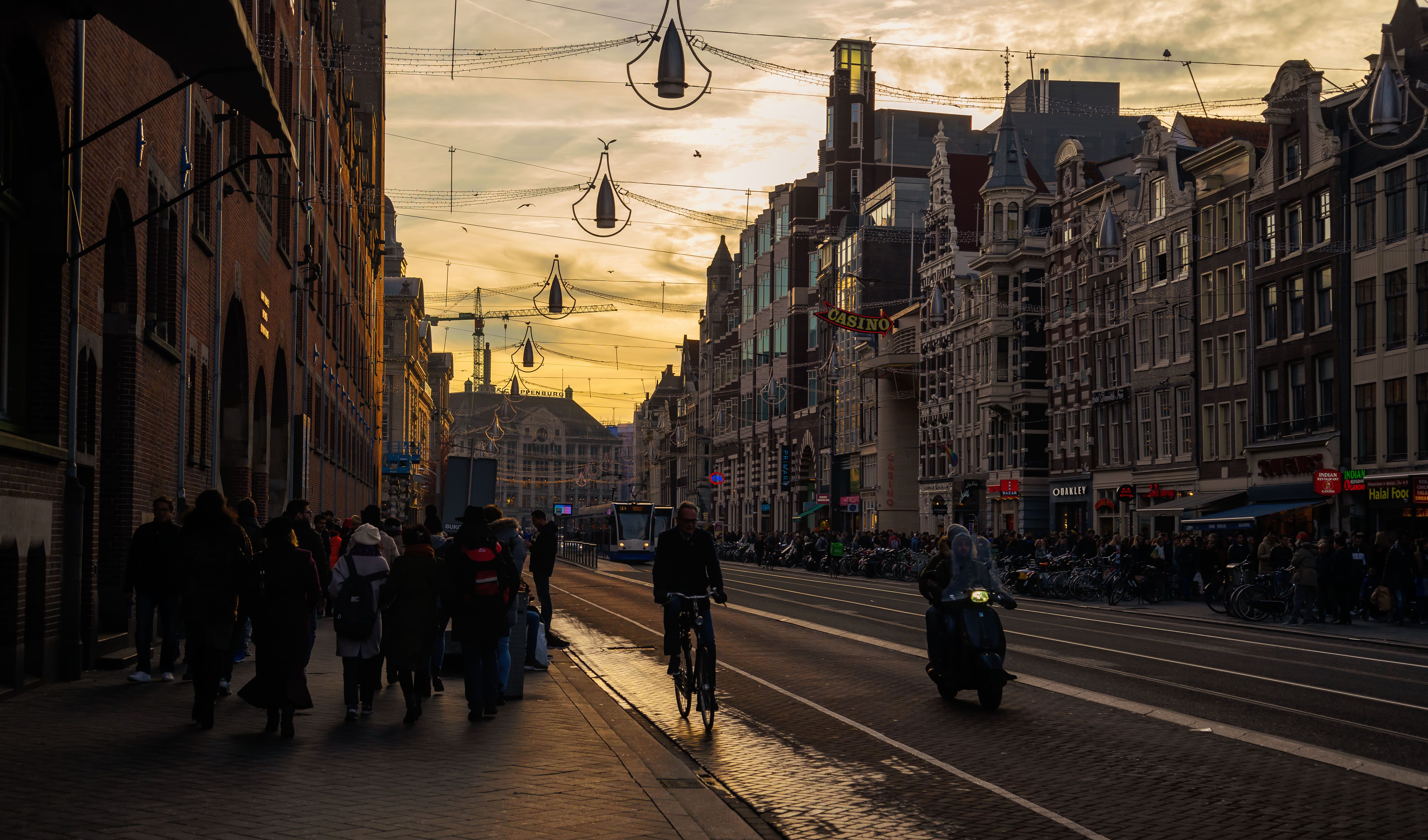 amsterdam street netherland sunset shadows, Егор Бугримов