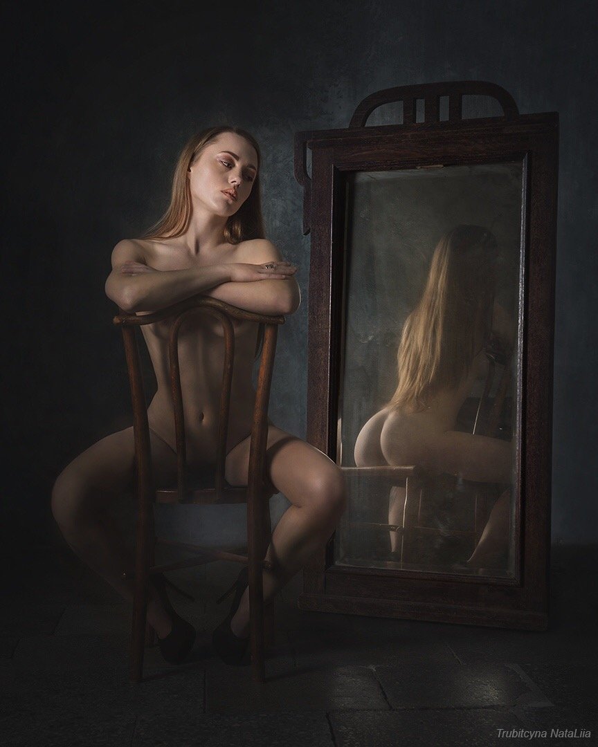 девушка, зеркало, красота, Наталия Трубицына