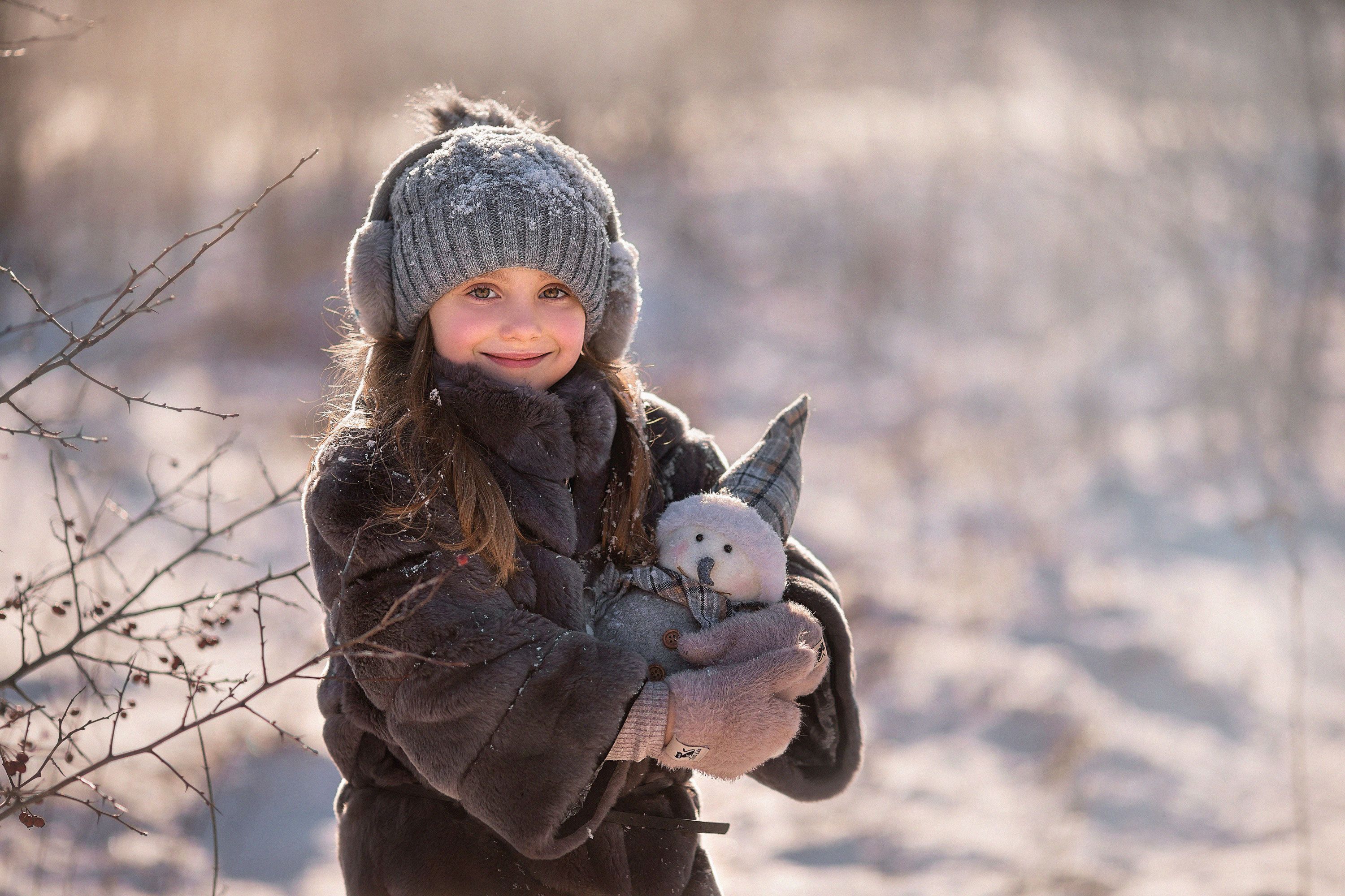 зима, портрет, детский портрет, снеговик, детский фотограф, детская фотосессия, Александра Пименова