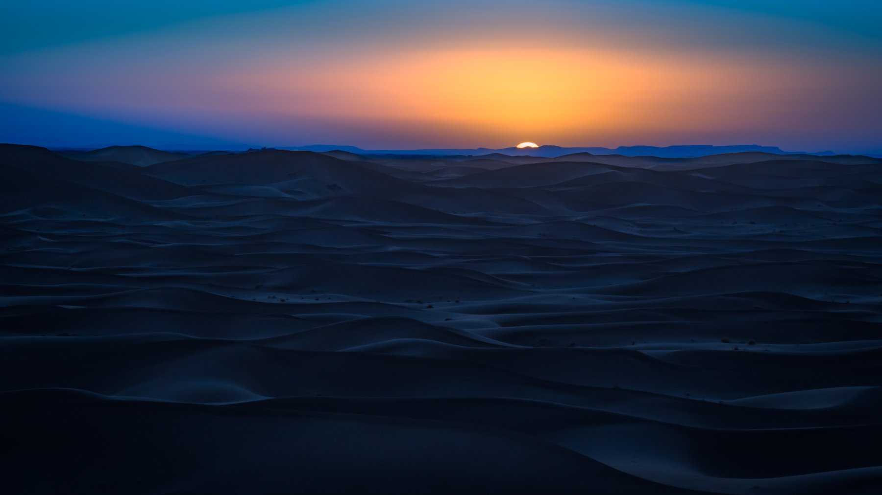 Sunset, Sahara, Maroc, Prybinski Miroslaw