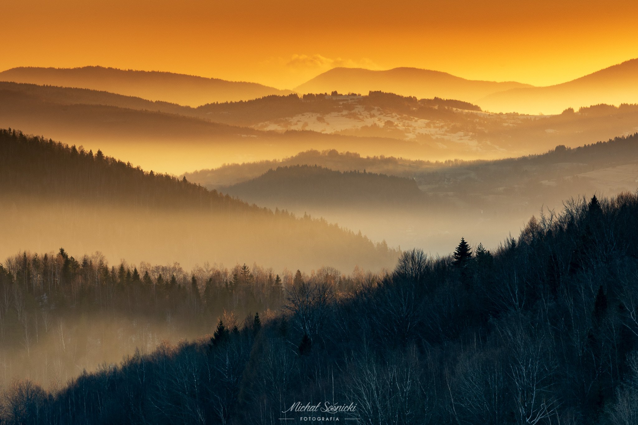 zawoja poland sunrise mountains mountain landscape, Michał Sośnicki