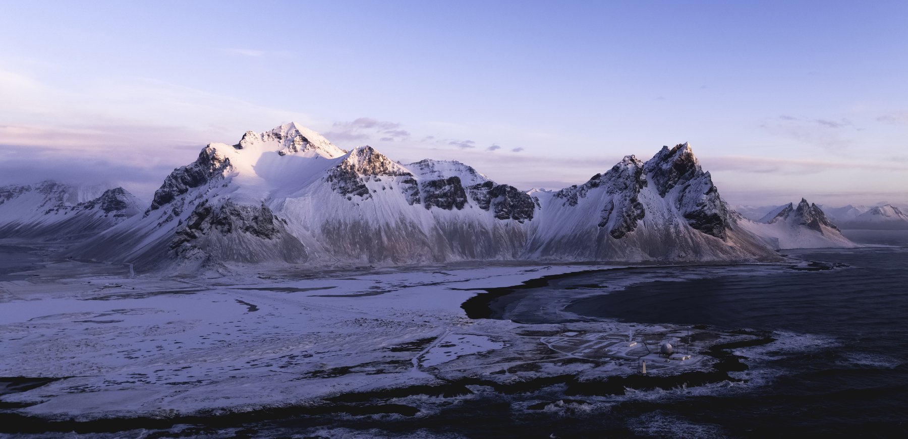 vestrahorn,iceland,горы,рассвет,аэрофотосъёмка,пейзаж, Ruslan Stepanov