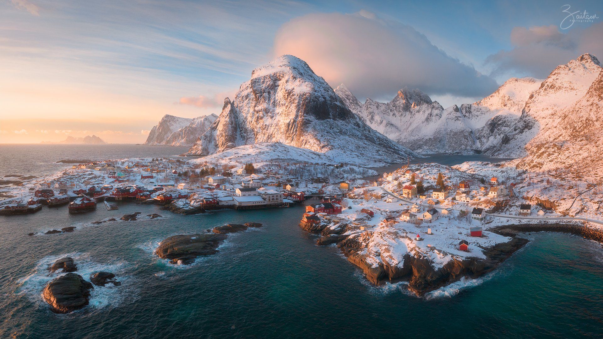 lofoten, islands, norway, landscape, лофотены, острова, норвегия, пейзаж, с дрона, февраль, зима, природа, север, Женя Зайцев