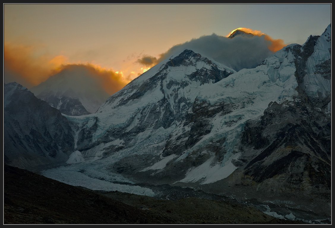 непал, горы, эверест, рассвет, сагарматха, джомолунгма, Николай Стюбко