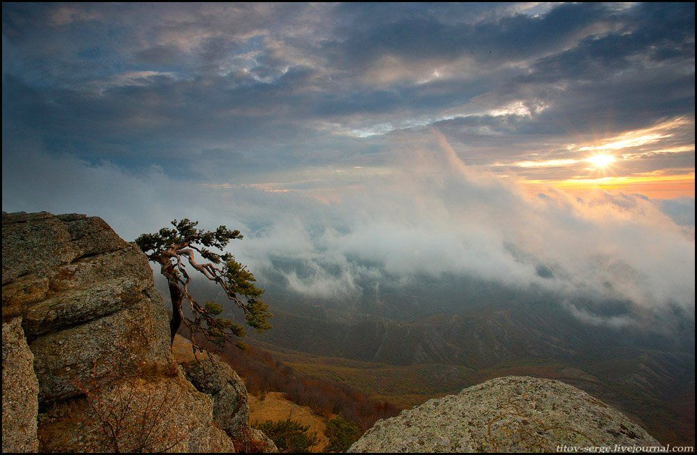 крым, горы, облака, лес, алушта, демерджи, Serge Titov