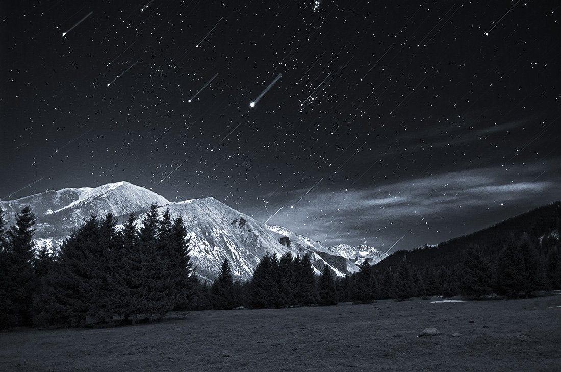 звезды, ночь, горы, киргизия, Екатерина (PhotoJourneys.ru) Васягина