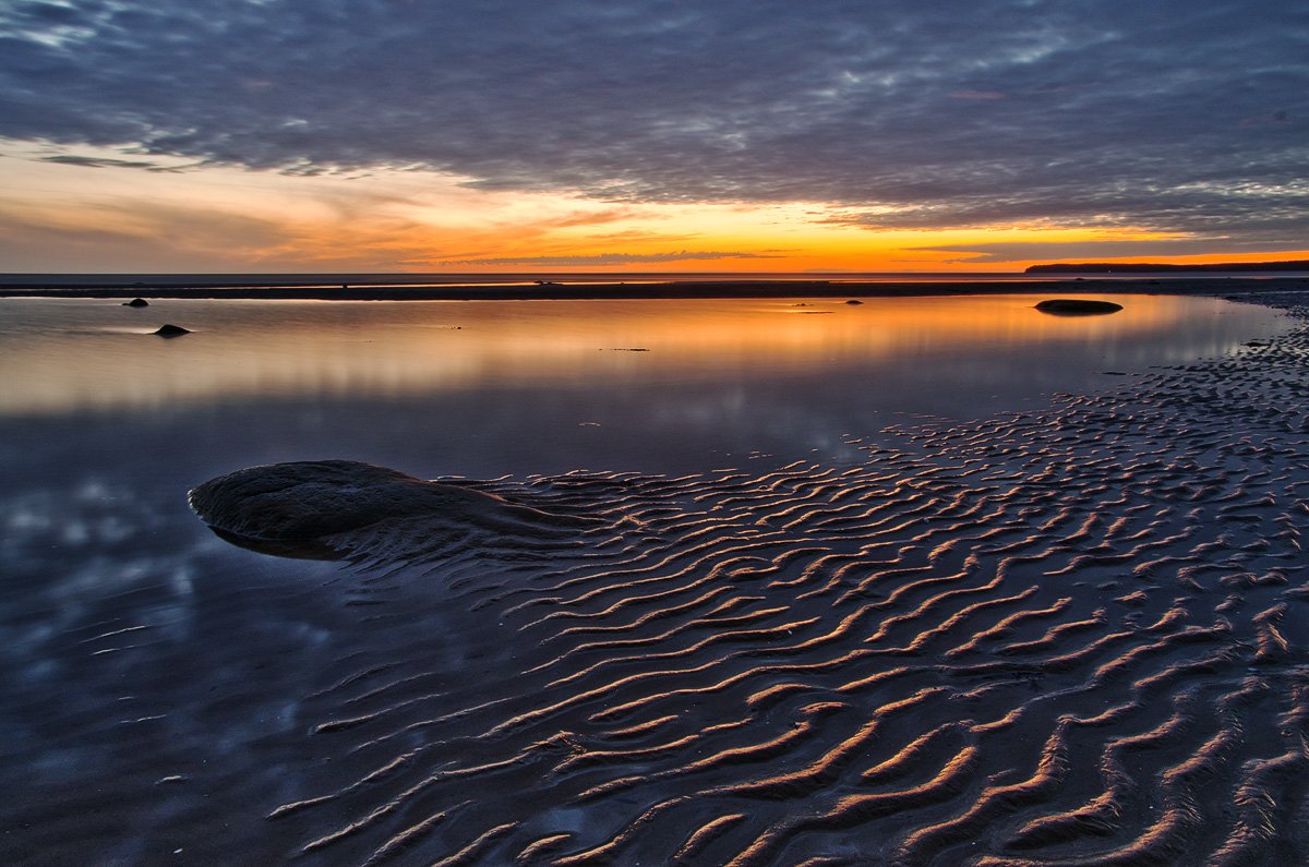 белое море, закат, отлив, Екатерина (PhotoJourneys.ru) Васягина
