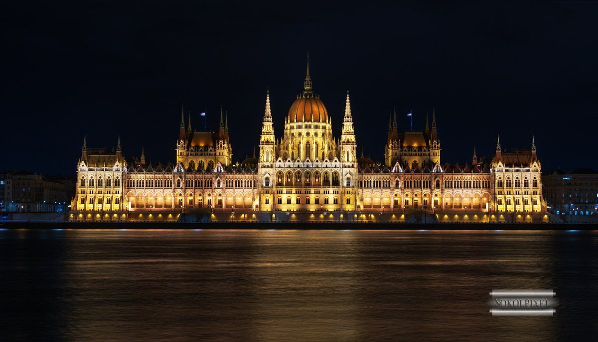 будапешт,парламент,набережная,ночной город,огни ночного города,венгрия,столица,путешествия, Андрей Cоколов