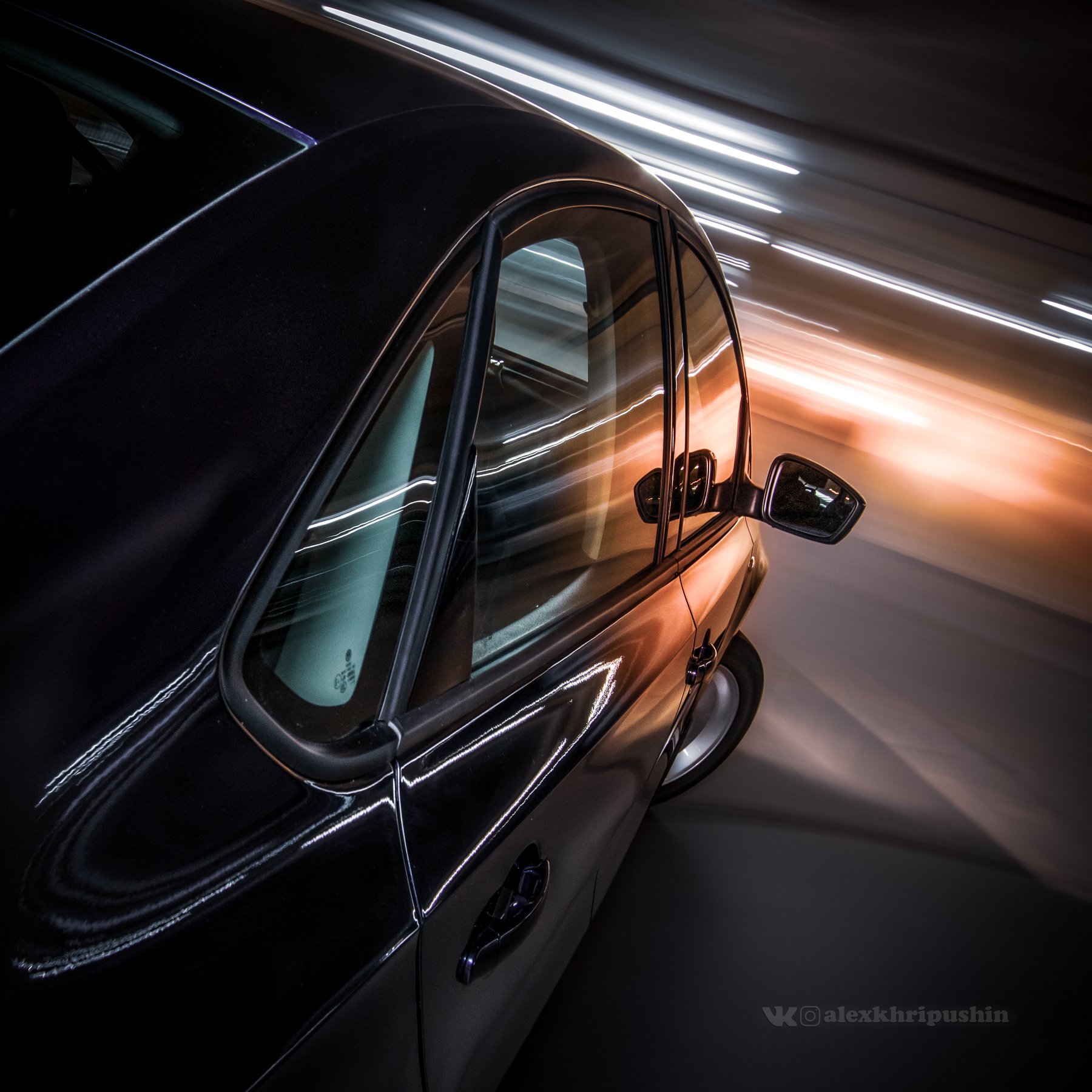 car automotive driving movement longexposure motion lights, Александр Хрипушин