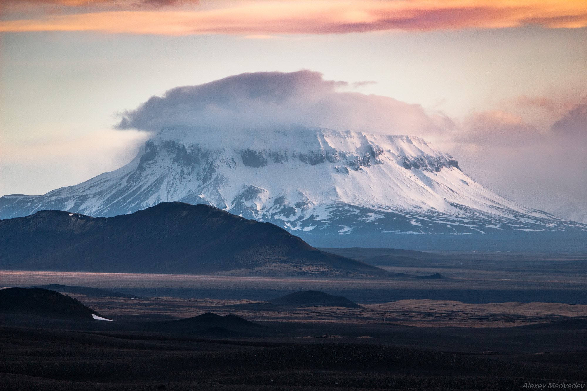  	вулканы, горы, Исландия, ледники, пустошь	, Алексей Медведев