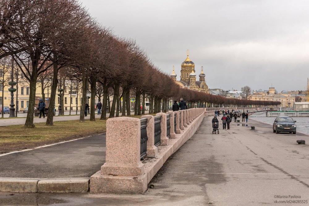 город, архитектура, санкт-петербург, набережная лейтенанта шмидта, храм успения пресвятой богородицы, река нева, Марина Павлова