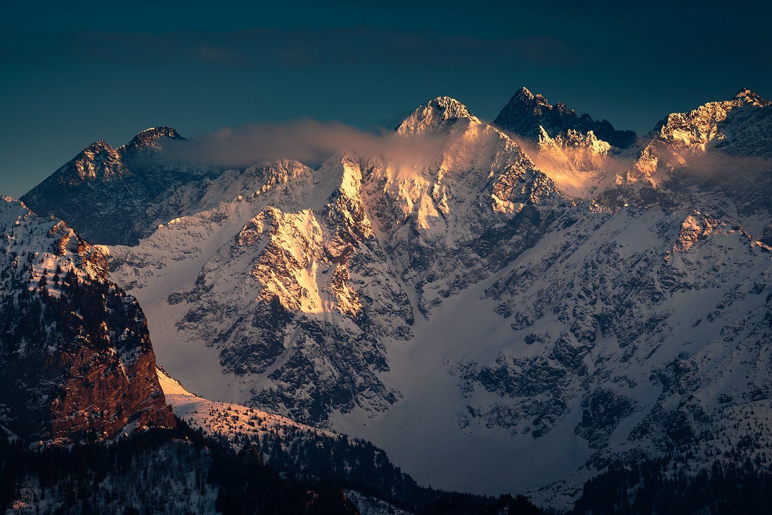 europe, mountains, slovakia, sunset, Michał Kasperczyk