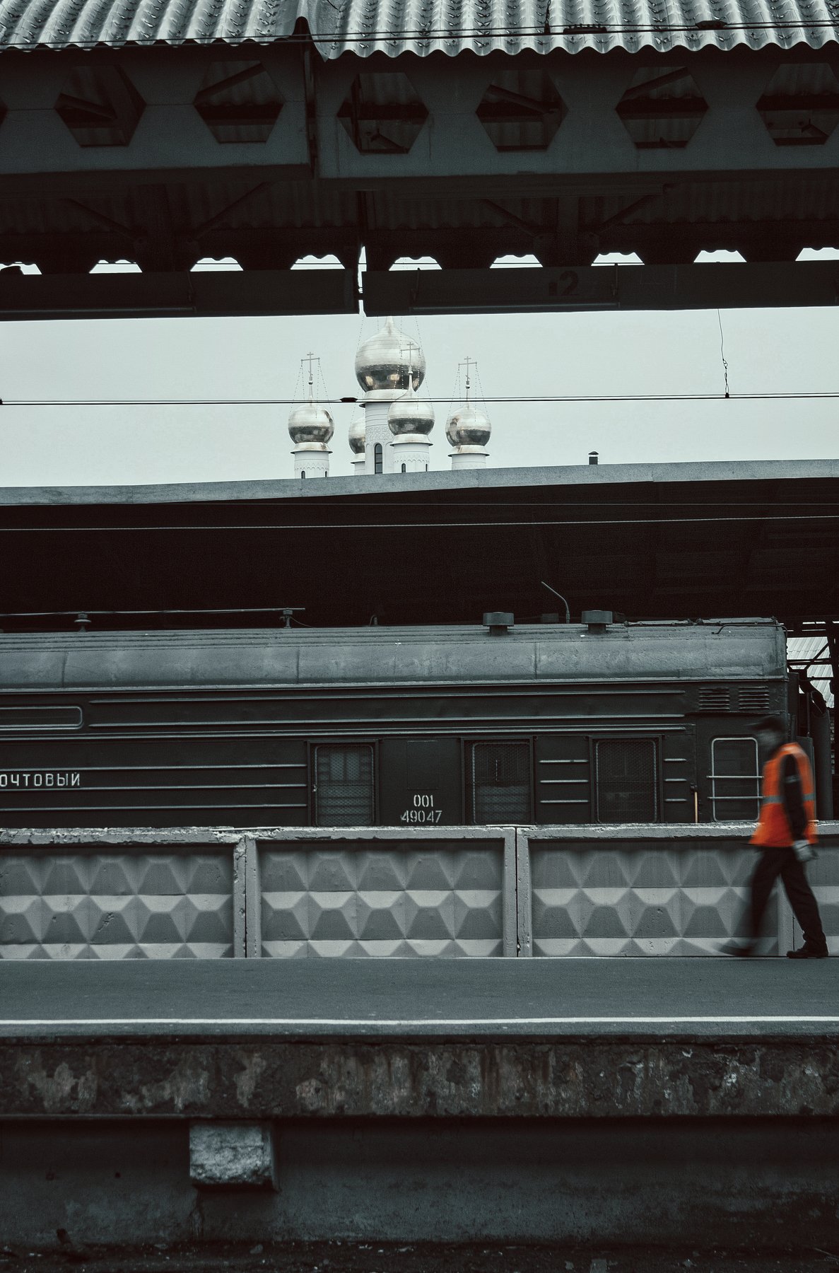 россия, вагон, вокзал, купола, поезд, человек, Vladimir Kedrov