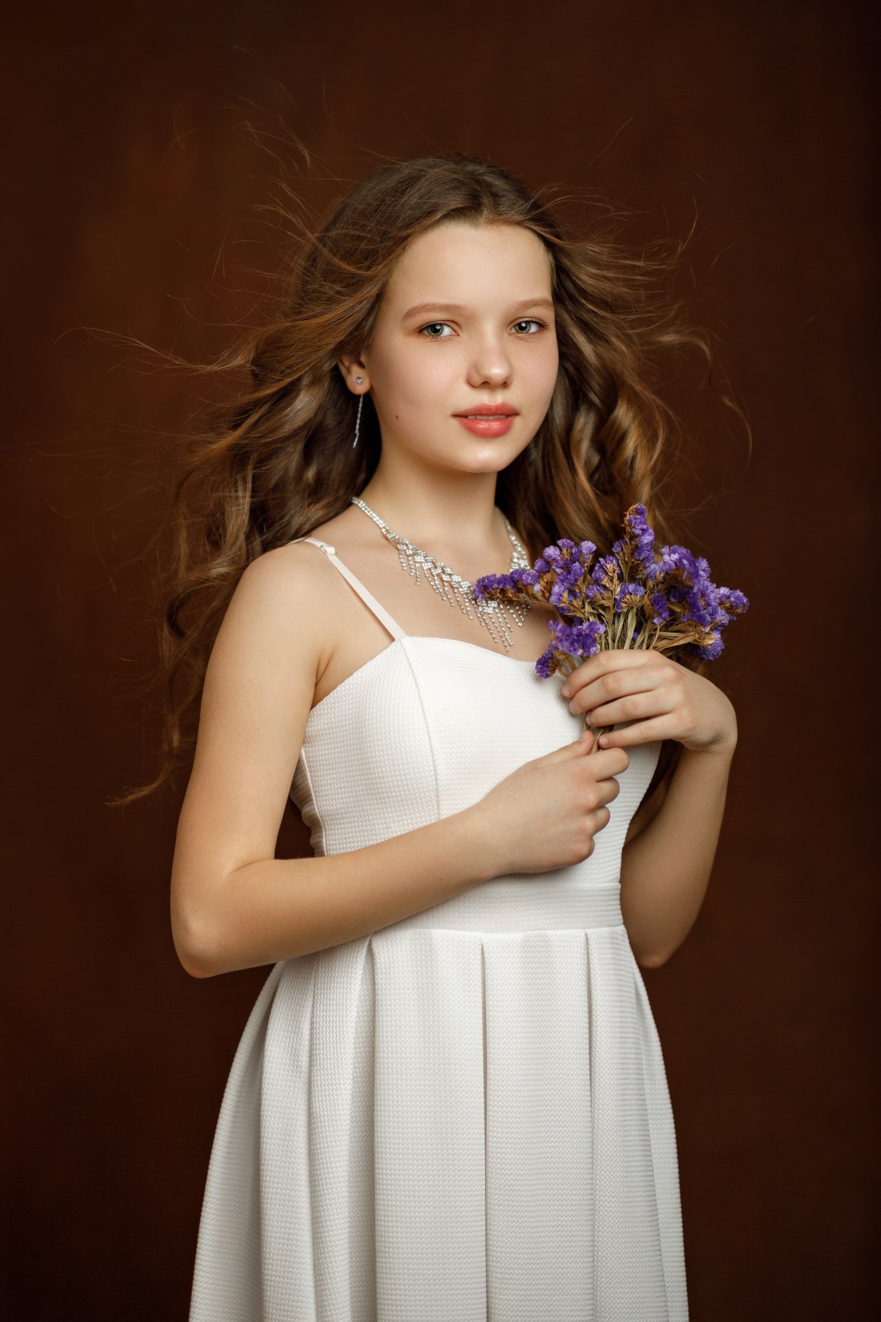 девушка взгляд портрет студия детский портрет детство, Ксения Сергеева