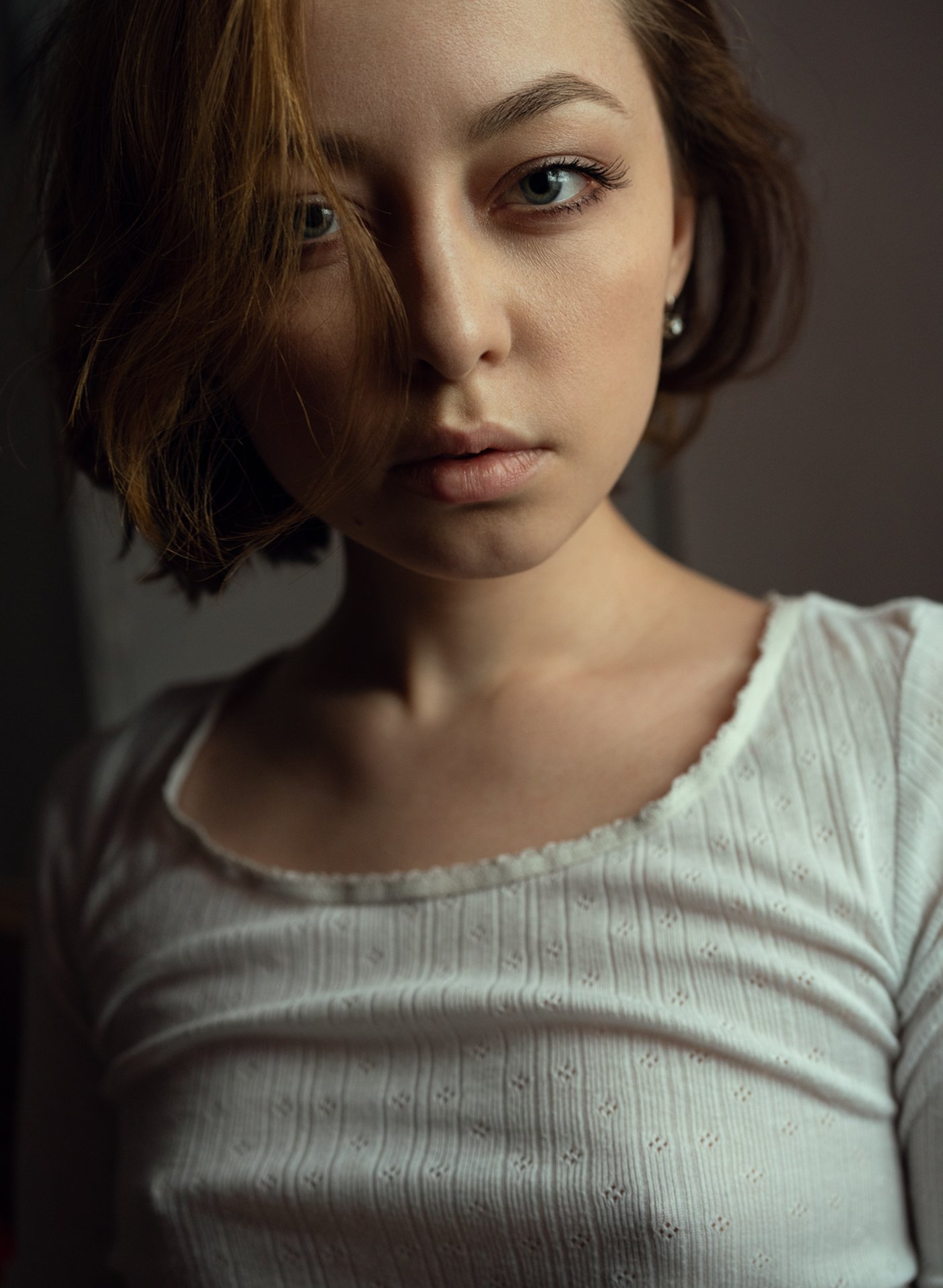 girl, at home, natural light, look, eyes, portrait, , Роман Филиппов