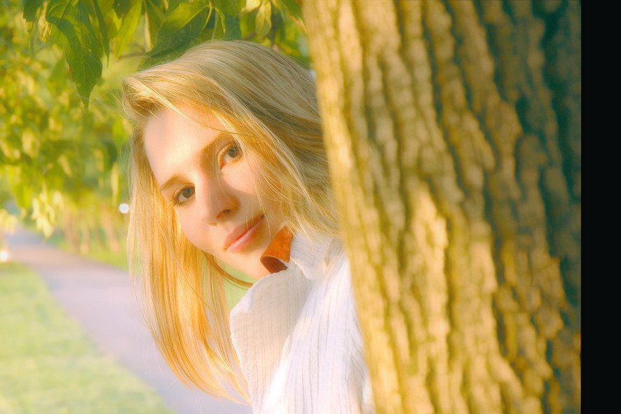 девушка весна лето улыбка светлая блондинка радость жизнь счастье природа, BodroFF