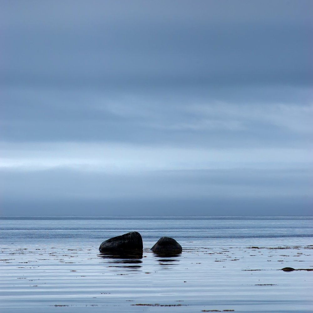соловецкий архипелаг, заяцкие острова, белое море, утро, туман, одинокие камни, отражение, тихо, медитировать, Kaiser Sozo