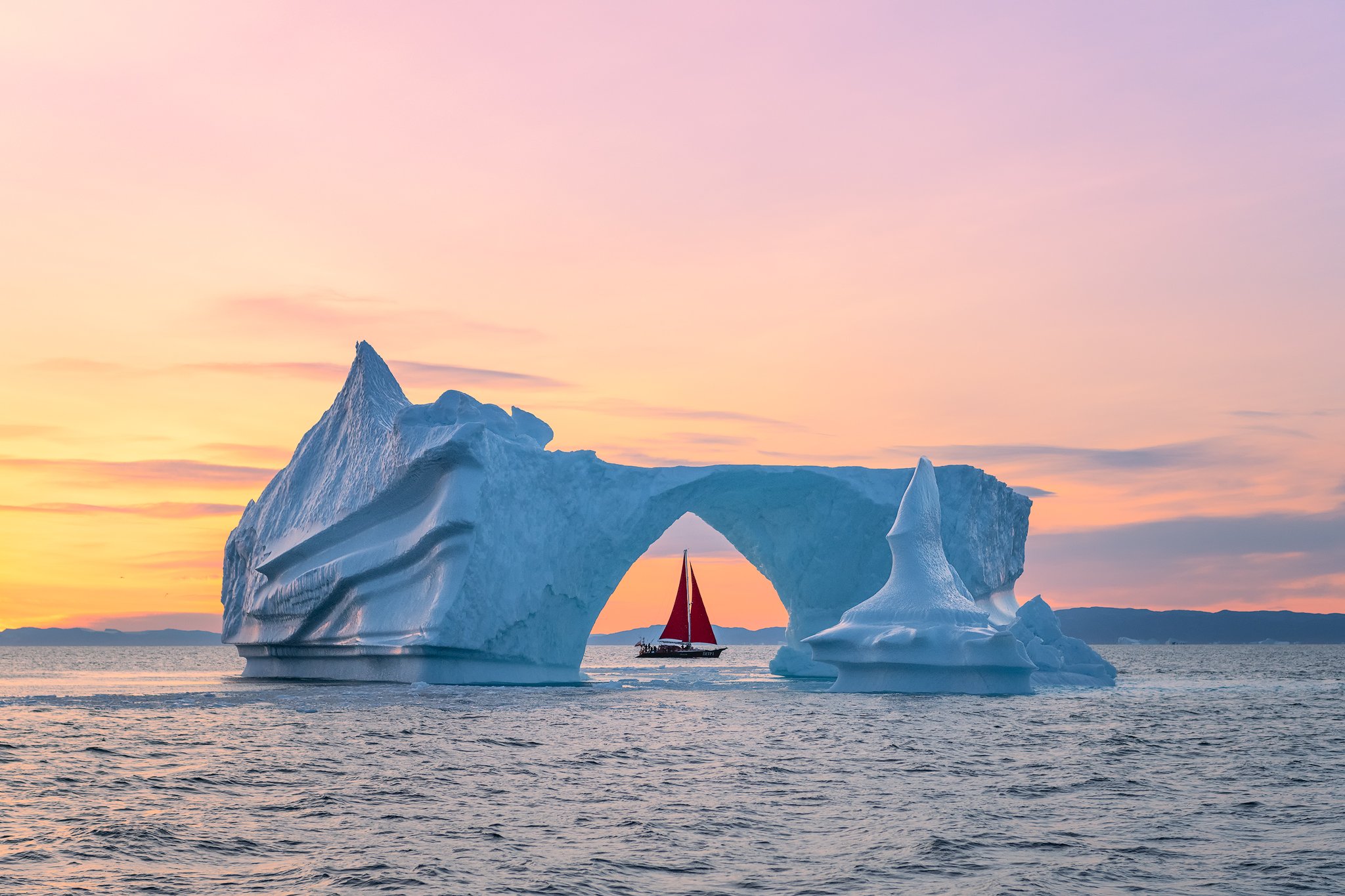 greenland, iceberg, sailing, Natnattcha Chaturapitamorn