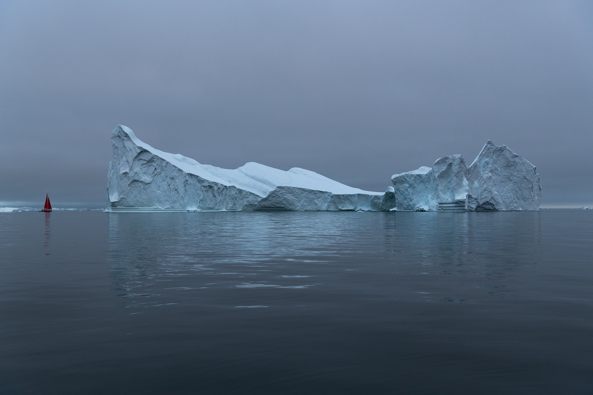 iceberg, sailing, greenland, Natnattcha Chaturapitamorn