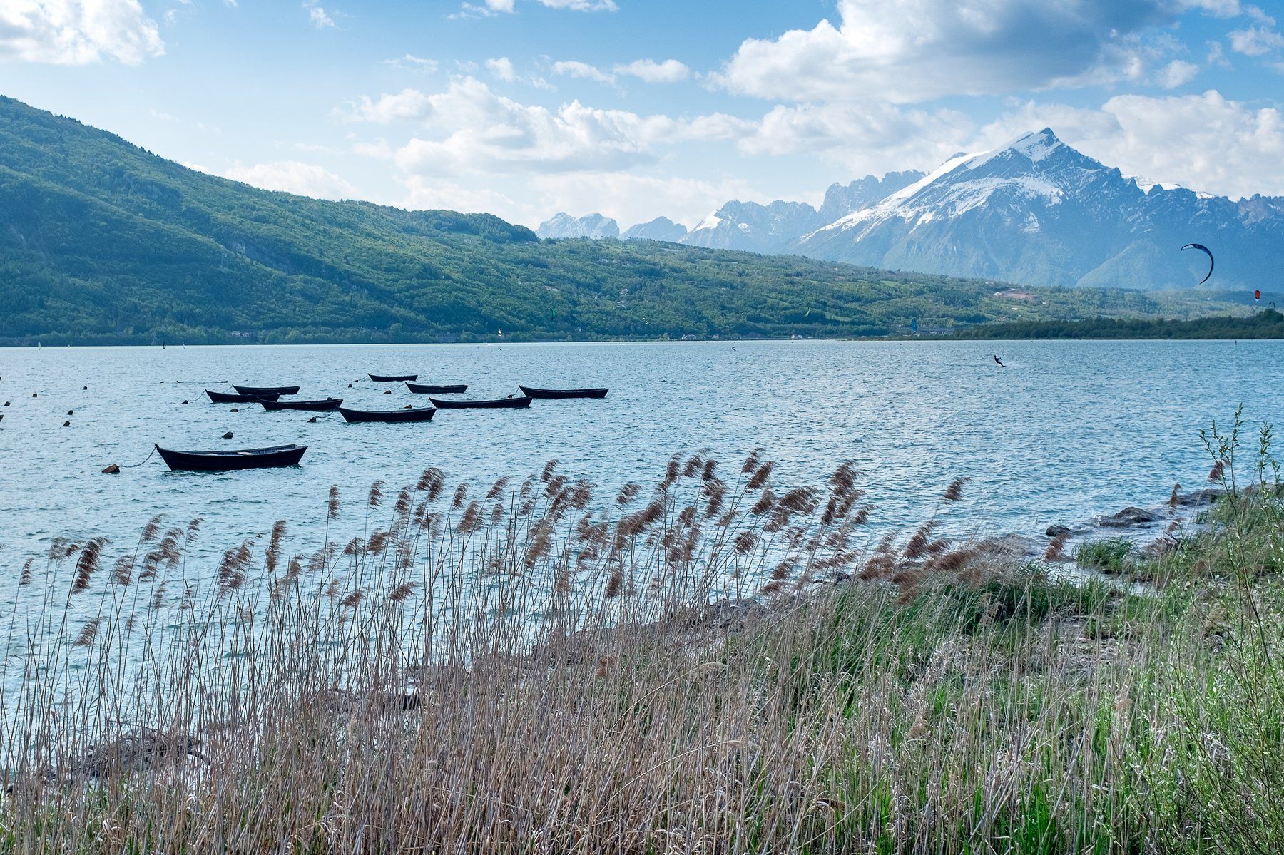 italy, landscape, dolomiti, lake, Igor Sokolovsky