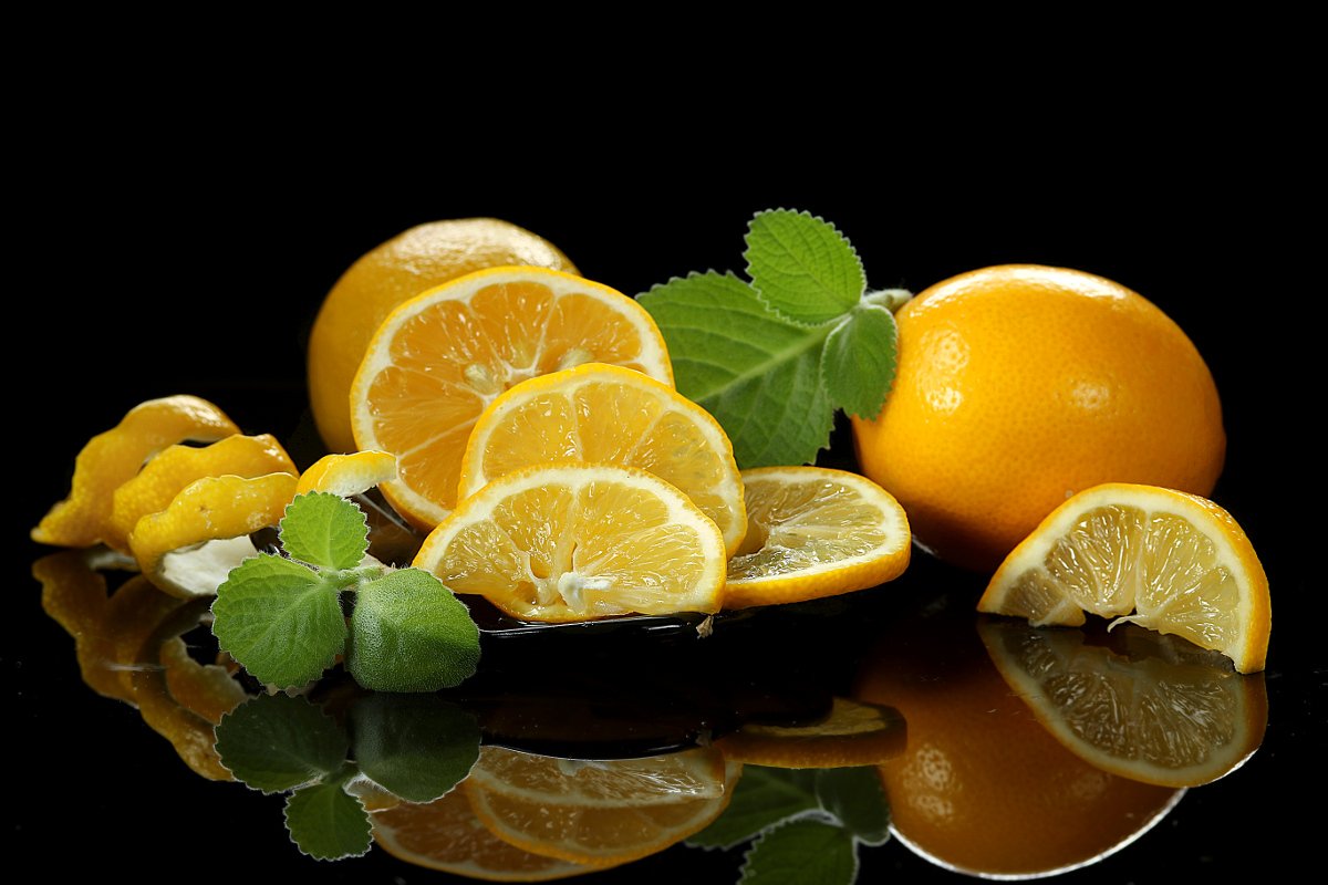 фрукты, лимоны, мята, Шруб (Беляева) Татьяна