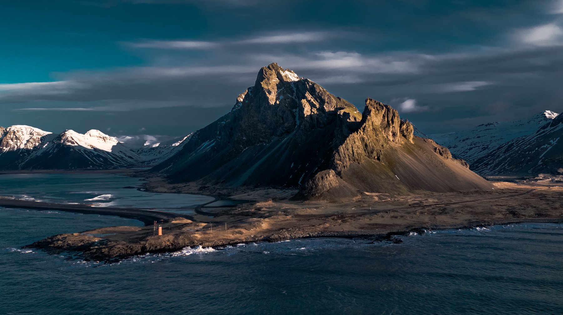 аэрофотосъёмка,пейзаж,iceland,hvalnes lighthouse, Ruslan Stepanov