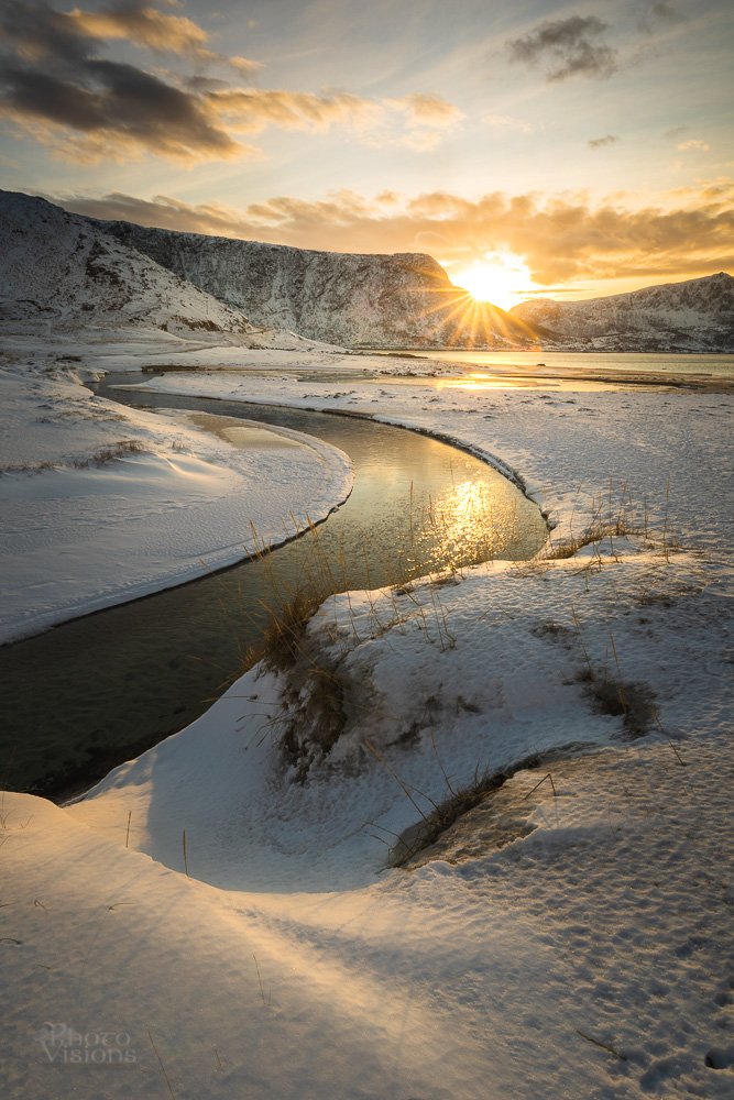 lofoten,norway,haukland,norwegian,winter,wintertime,golden hour, Adrian Szatewicz