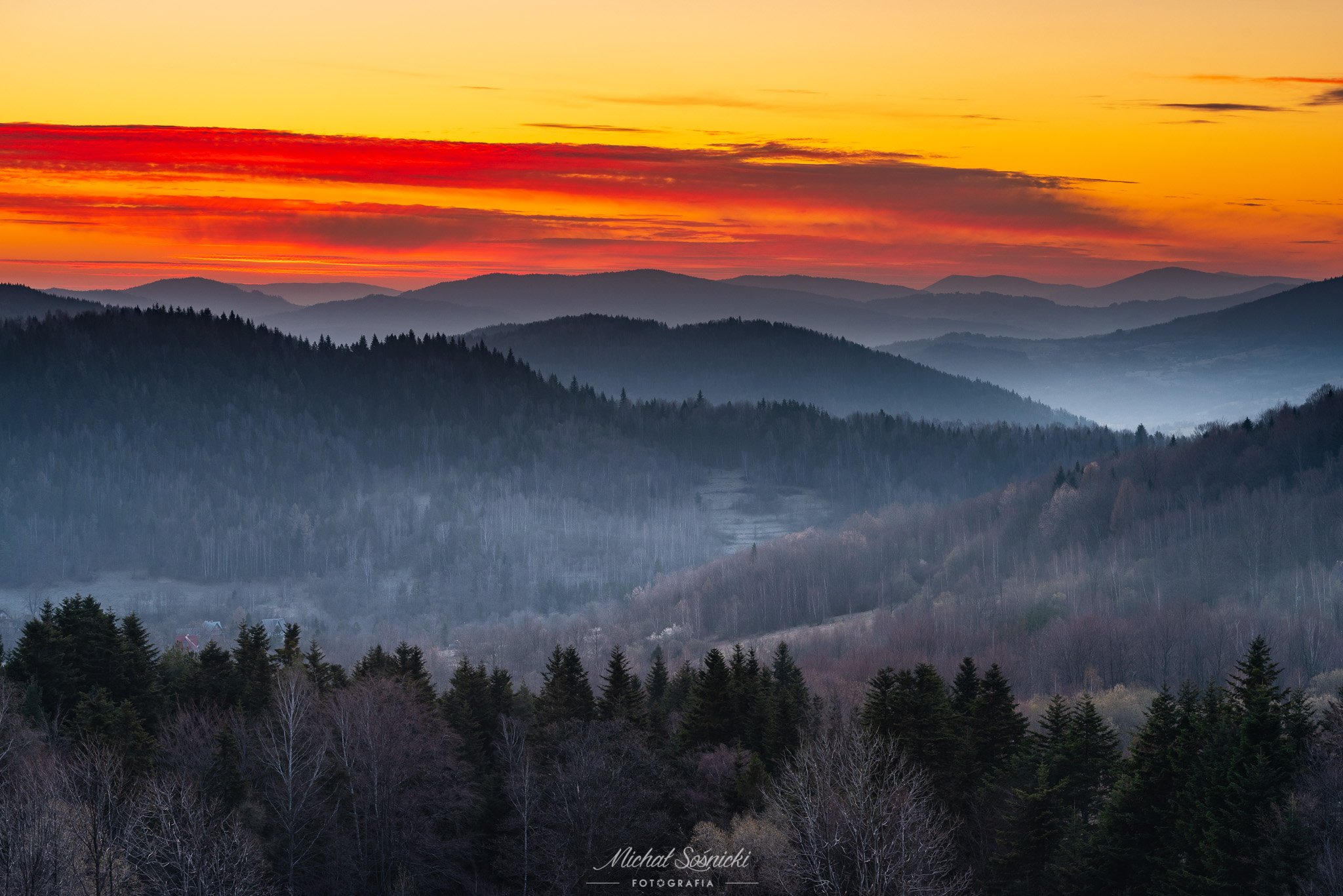 #today #sunrise #mountains #color #pentax #benro #zawoja #poland, Michał Sośnicki