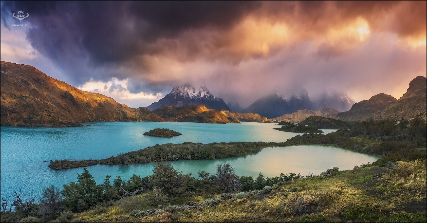 Чили, Патагония, пейзаж, рассвет, Mikhail Vorobyev