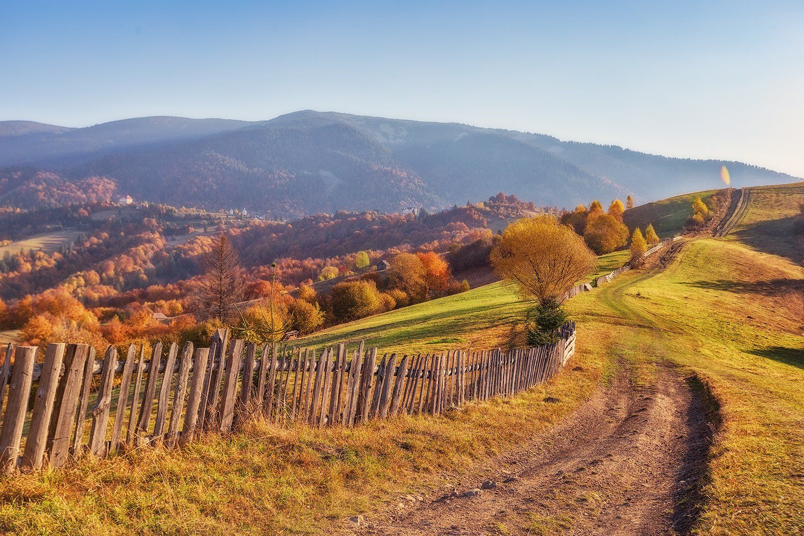 закарпатье, осень, рассвет, горы, Владимир Липецких