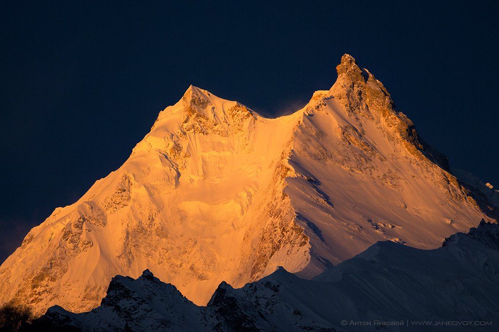 montains, himalayas, nepal, peak, manaslu, sunrise, рассвет, горы, пик, манаслу, гималаи, непал, Антон Янковой (www.photo-travel.com.ua)