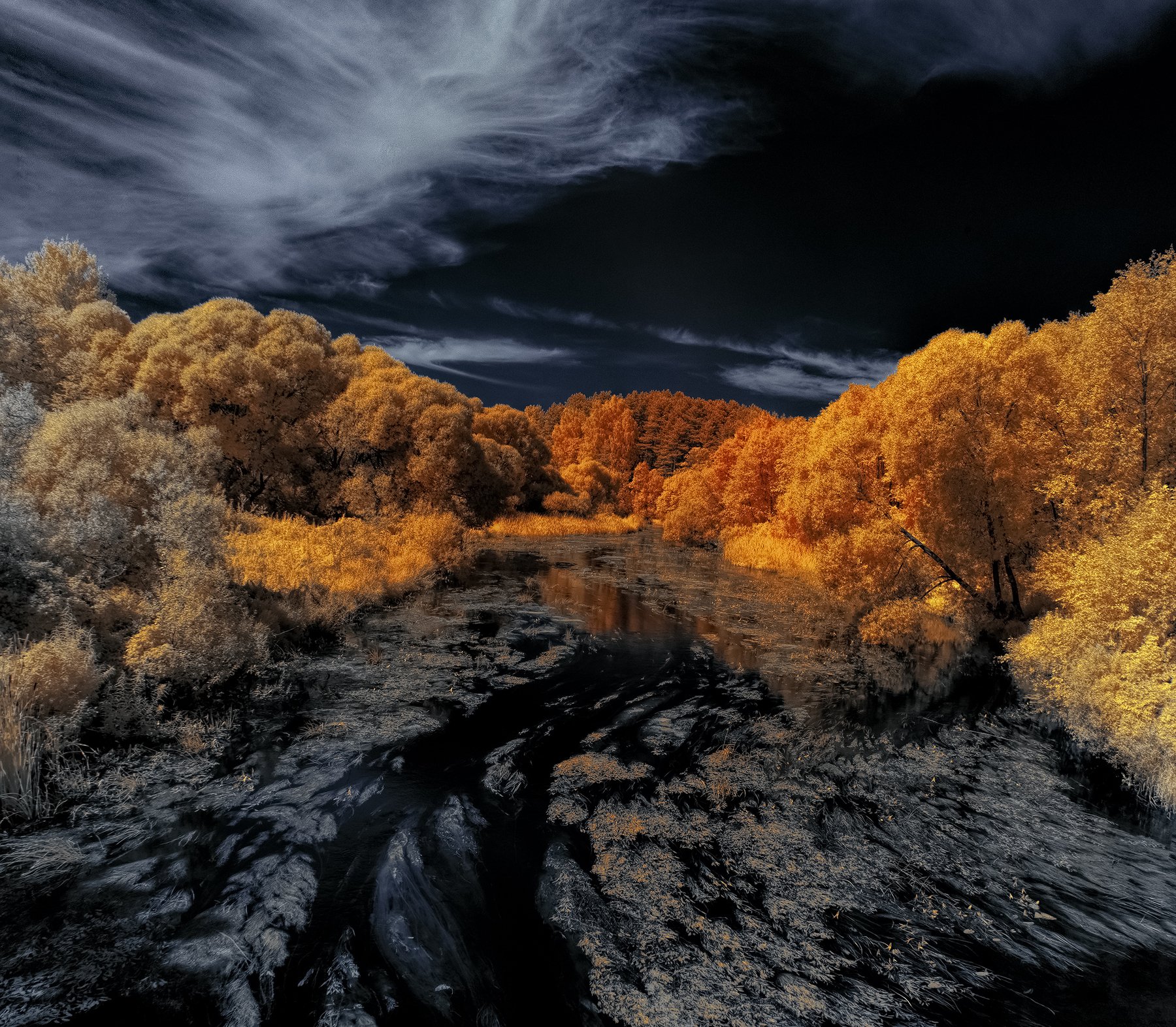 infrared,ик-фото,инфракрасное фото, инфракрасная фотография, пейзаж, лето, Sixten ( Сергей )