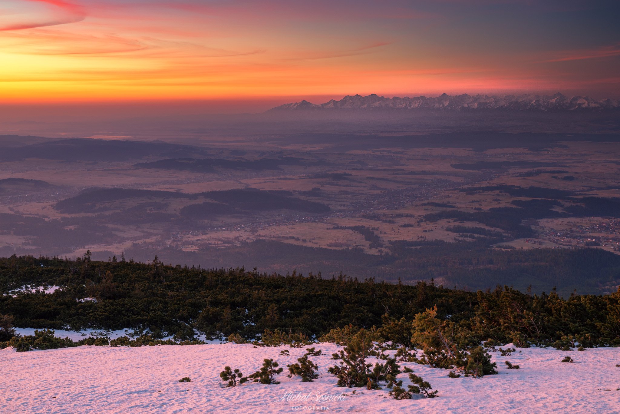 #sunrise #landscape #snow #spring #poland #pentax #benro #sky #sun, Michał Sośnicki