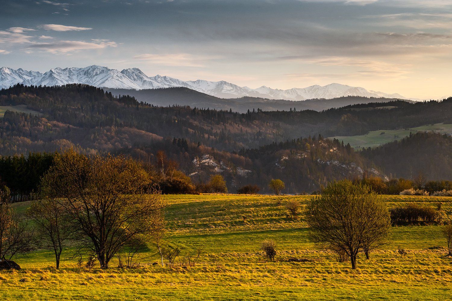 europe, mountains, poland, sunset, Michał Kasperczyk