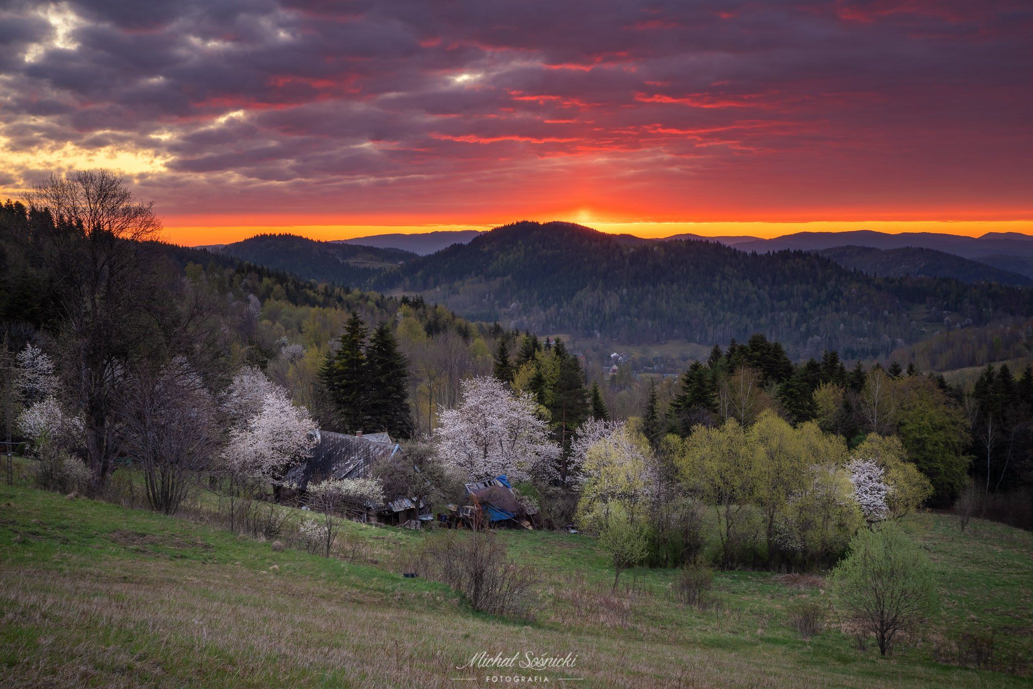 #spring #zawoja #landscape #sky #sunrise #mountains #morning #pentax #benro, Michał Sośnicki