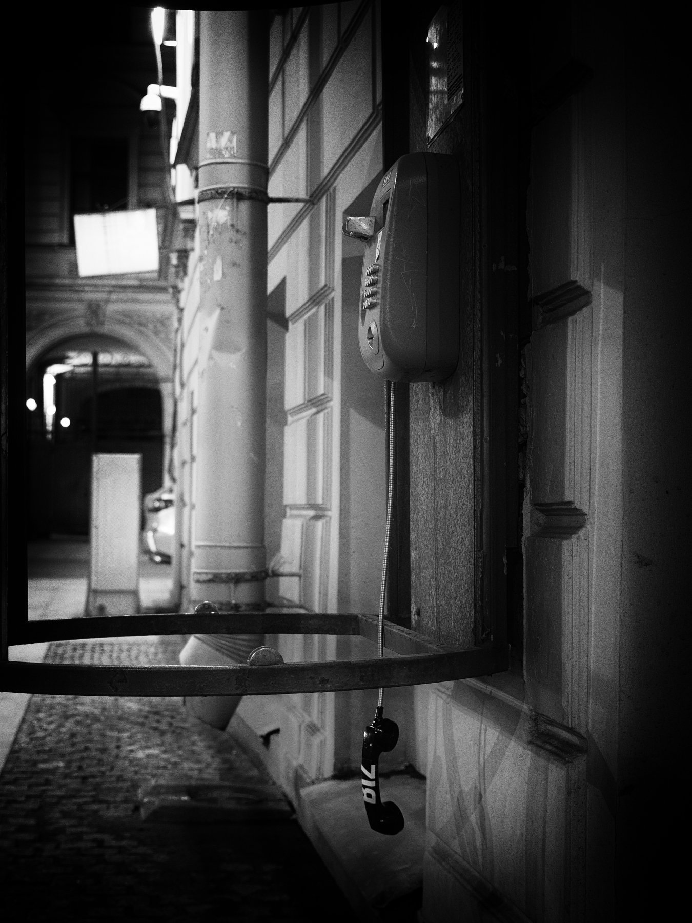 Black and white, Monochrome, Saint-Petersburg, Russia, Street, Loneliness, Elena Beregatnova