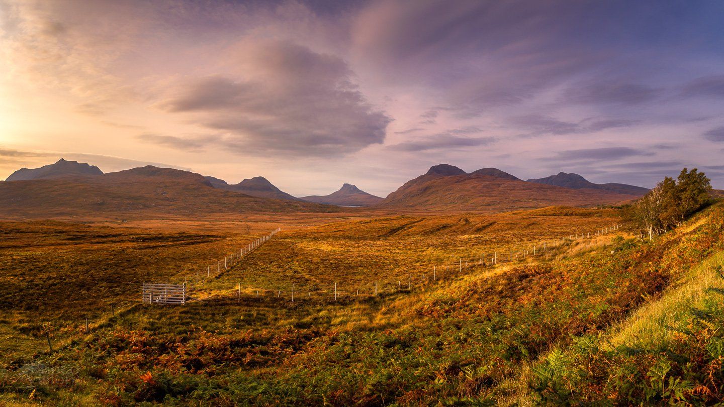 scotland,highlands,scottish,mountains,plains,sunset,colours,colorful,light,, Adrian Szatewicz
