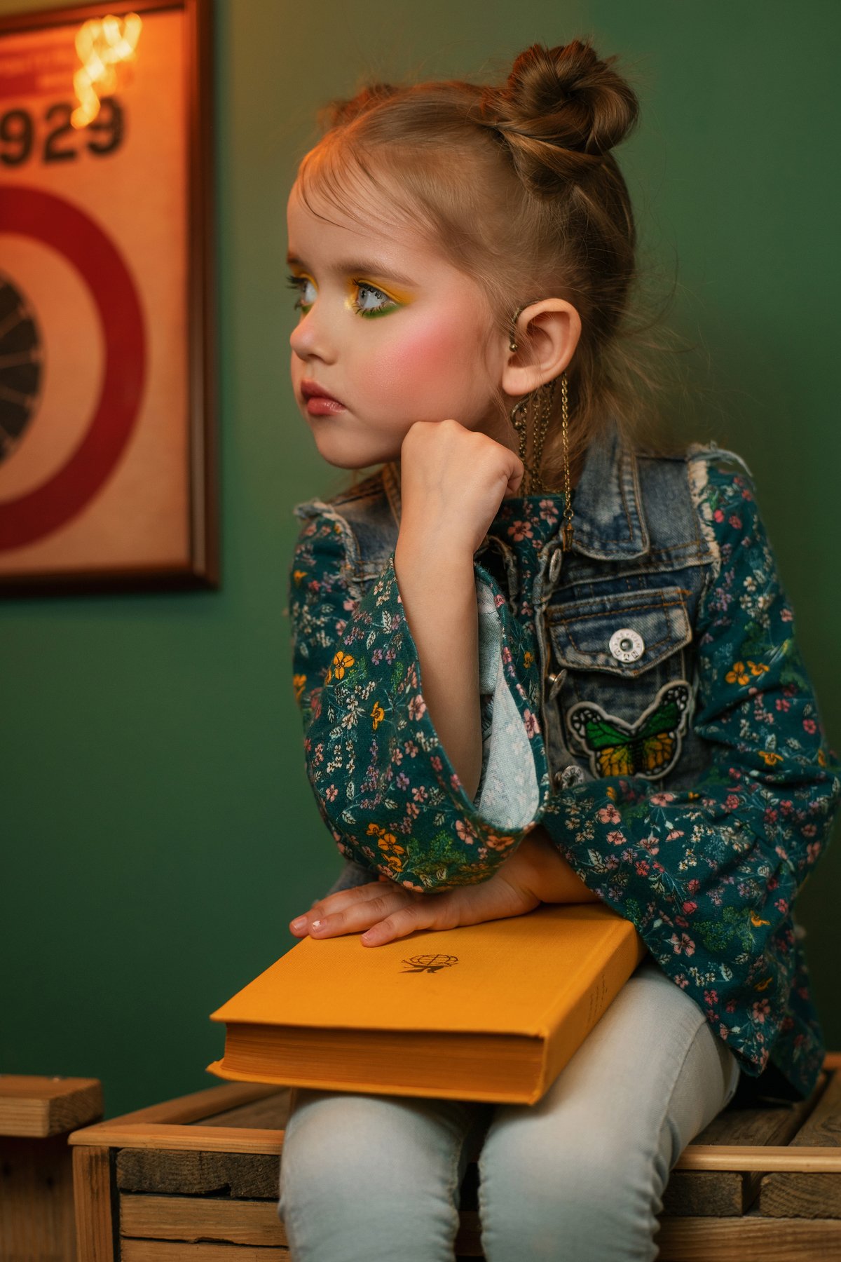 Девочка гламур фешн портрет макияж, Ольга Алехина