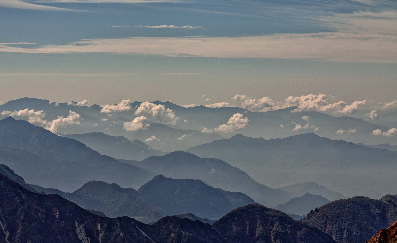непал, горы, гималаи, облака, Михаил Глаголев