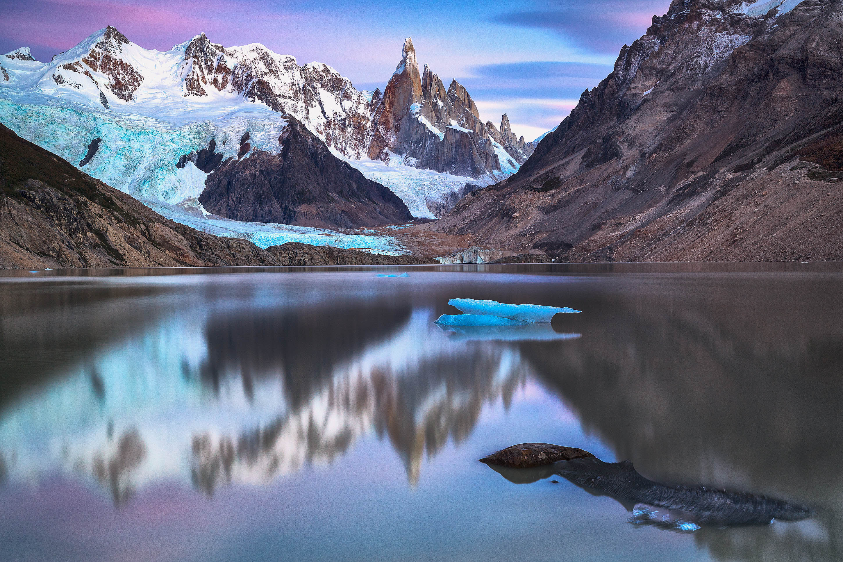 #landscape #nature #patagonia #argentina #morning #before sunrise #long exposure #iconic place #reflection , Gheorghe Popa