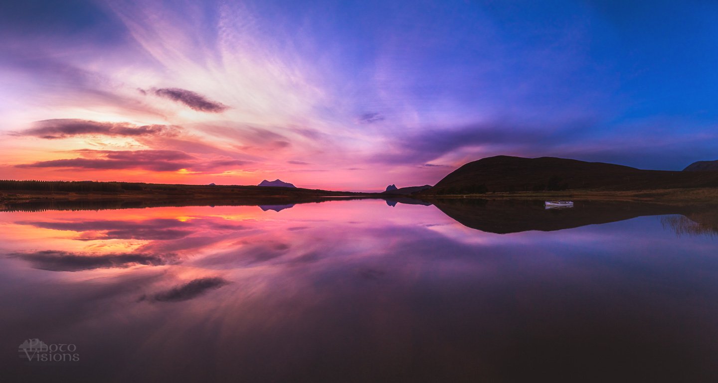 sunset,mood,sky,reflections,mountains,scotland,highlands,, Adrian Szatewicz