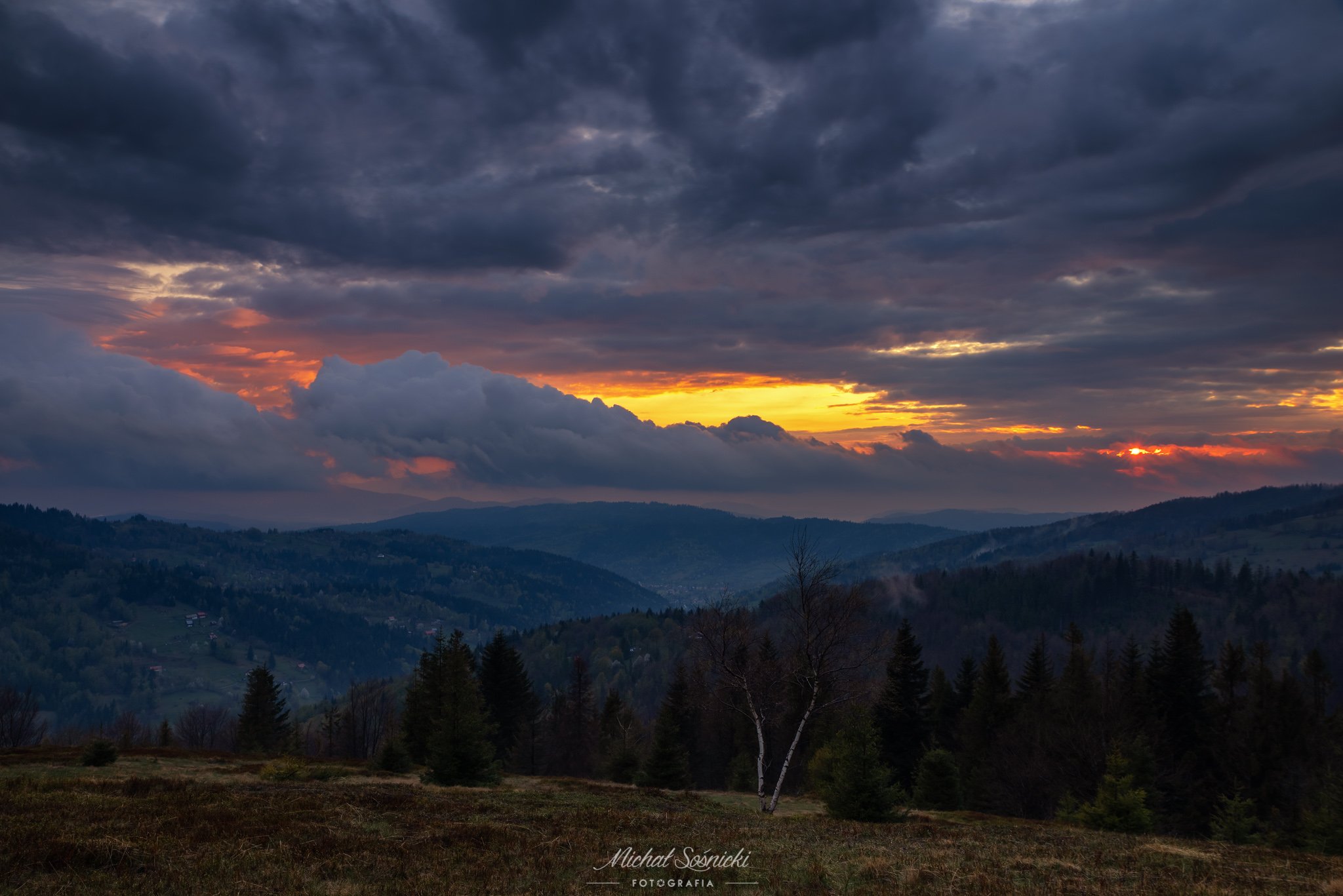 #cloudy #sunset #dangerous #landscape #sky #nature #amazing #rain #pentax, Michał Sośnicki