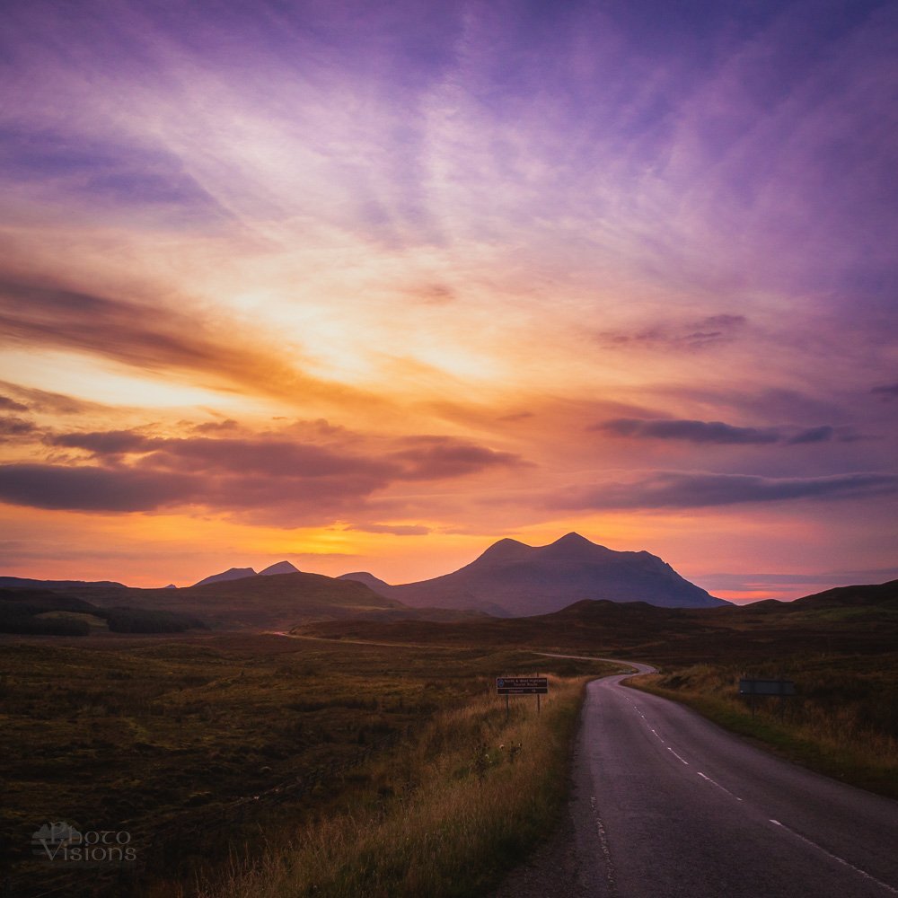 scotland,highlands,road,roadtrip,sunset,sky,, Adrian Szatewicz
