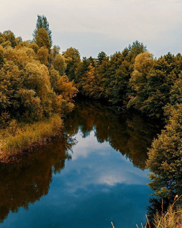 смартфон, пейзаж, река, природа, красочно, Вадим Миронов