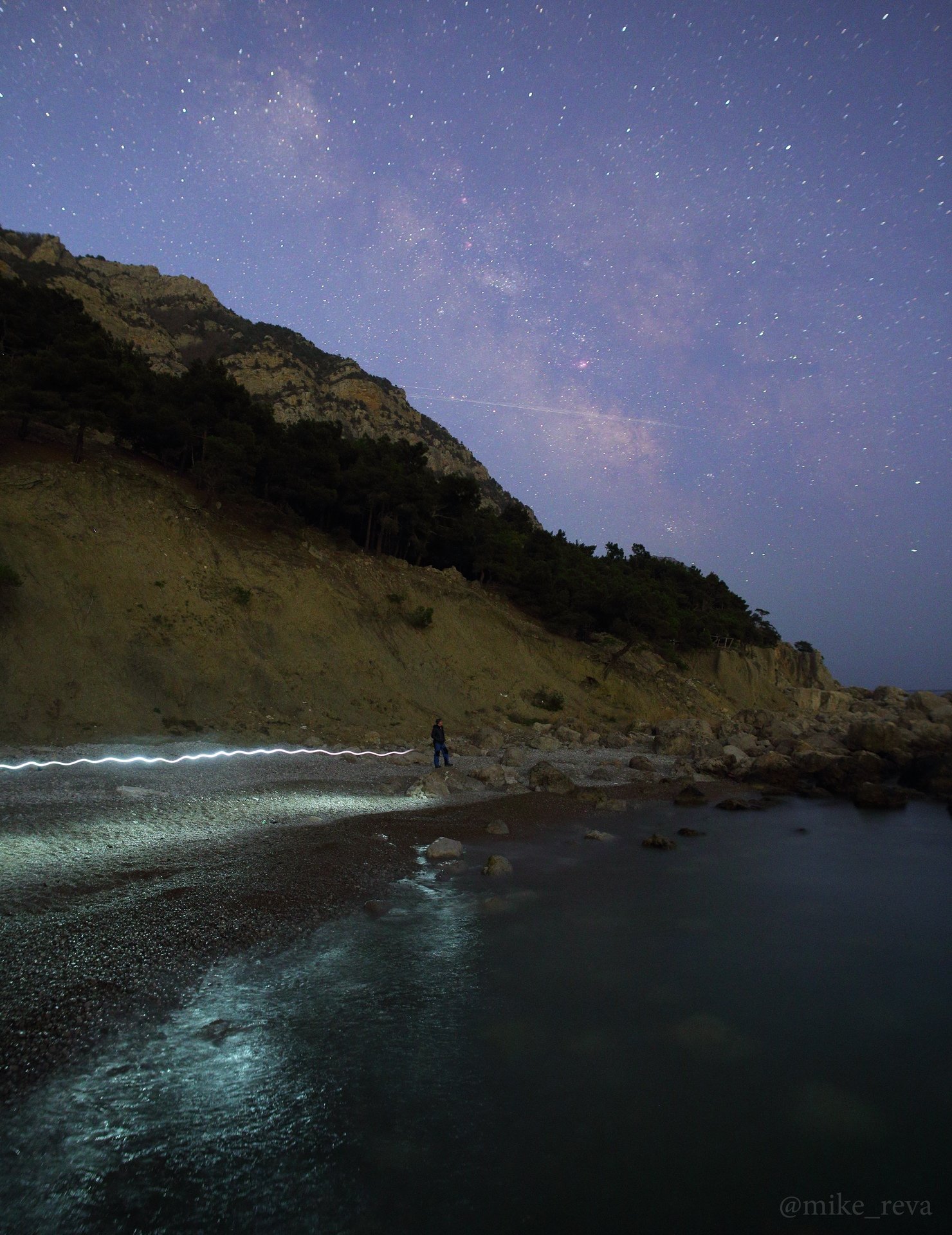 ночь крым ночной пейзаж астрофотография звезды созвездия, Михаил Рева