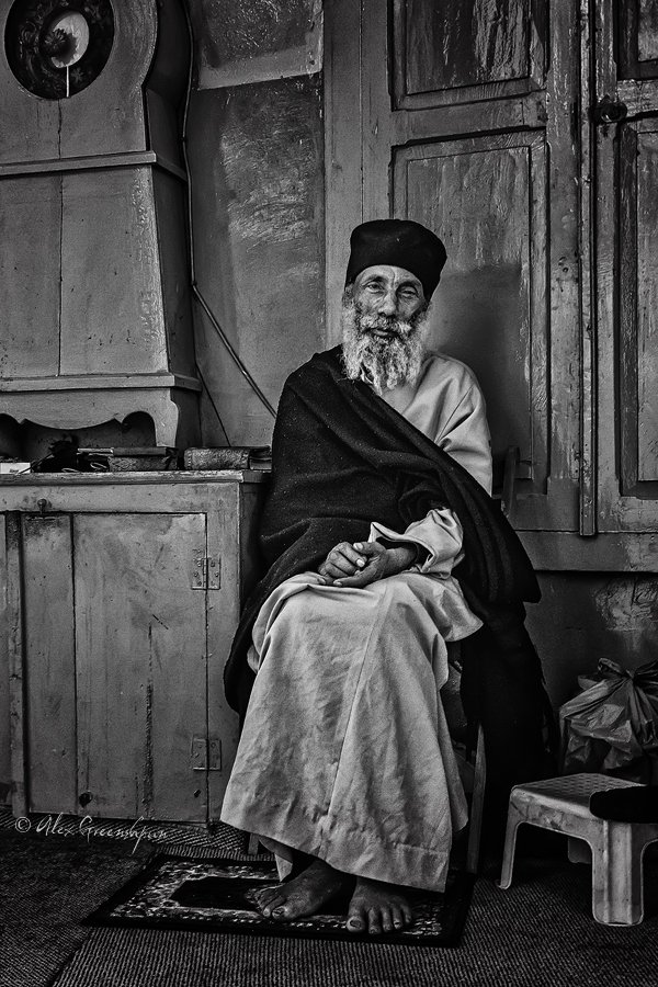 ethiopian, israel, priest, religion, portrait, monk, peaceful,man,life,портрет,эфиоп, эфиопская церковь, церковь, православная, религия, христианство, израиль, иерусалим, Alex Greenshpun