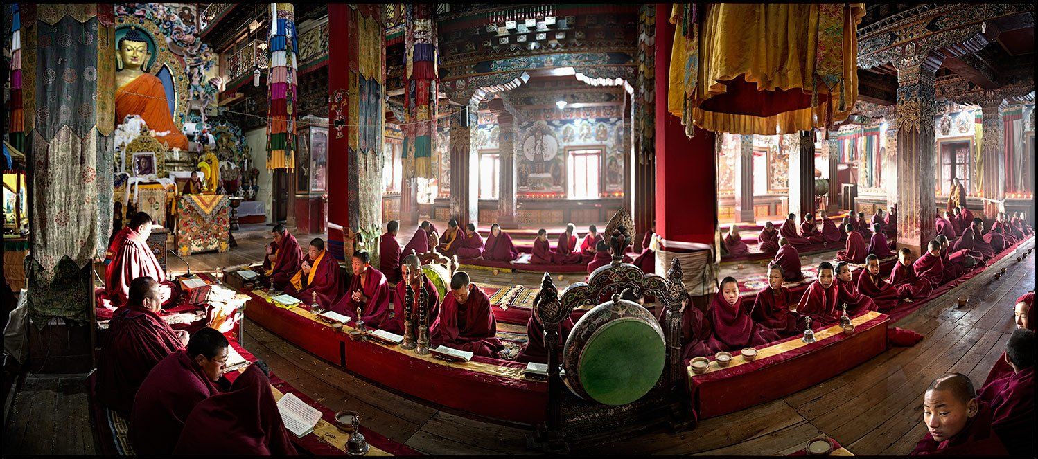 индия, тибет, аруначал, прадеш, таванг, монастырь, буддизм, , панорама, Yury Pustovoy