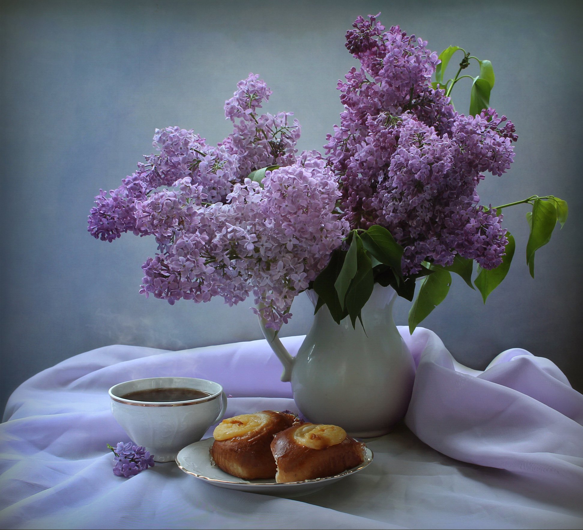 май, весна, натюрморт, цветы, сирень, чай, Ковалева Светлана