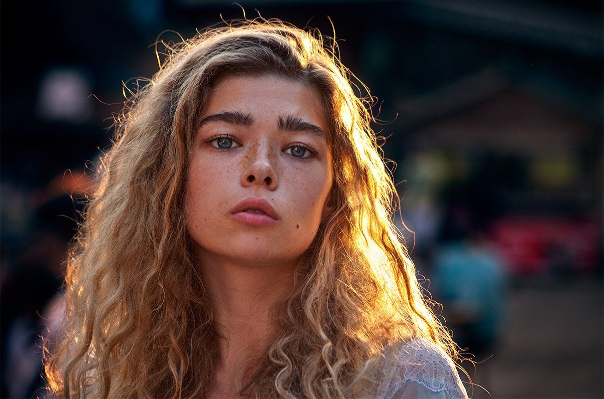 девушк, портрет, Николай Бо